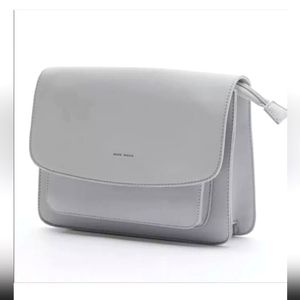 Pixie Mood "Zoe" Pixie Ice Grey Vegan Leather Crossbody Bag